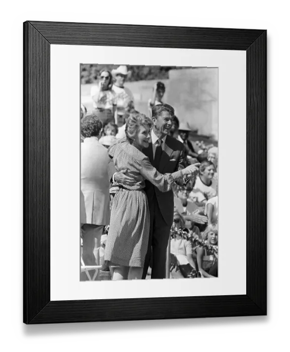Framed Print : Ronald and Nancy Reagan Dancing Framed Print : Ronald and Nancy Reagan Dancing