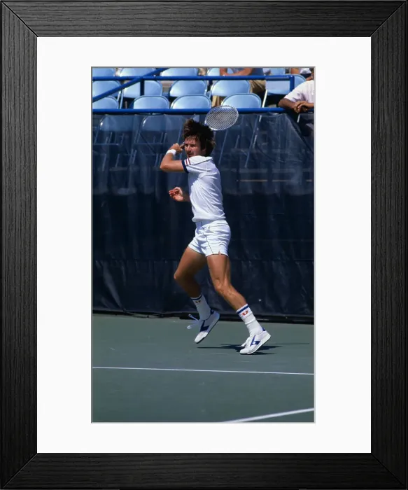 Framed Print : Jimmy Connors During Tennis Match Framed Print : Jimmy Connors During Tennis Match
