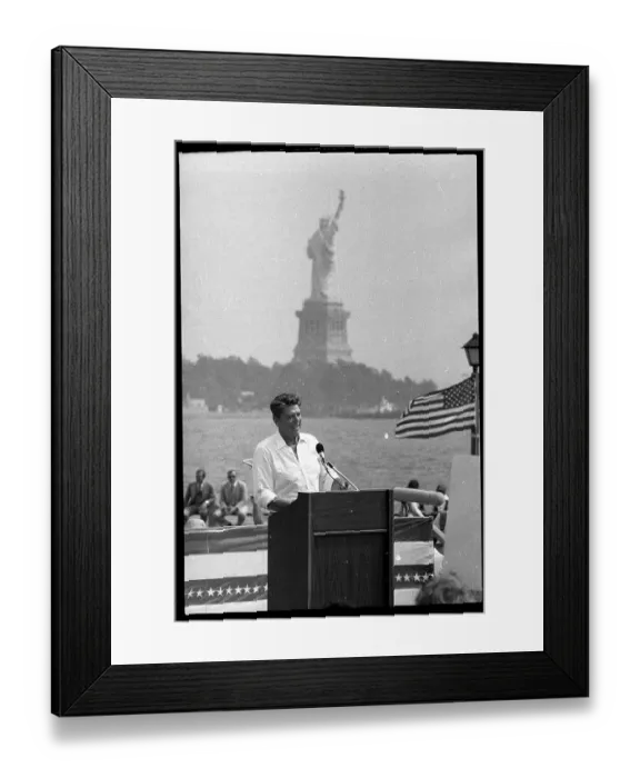 Framed Print : GOP Presidential Candidate Ronald Reagan Framed Print : GOP Presidential Candidate Ronald Reagan