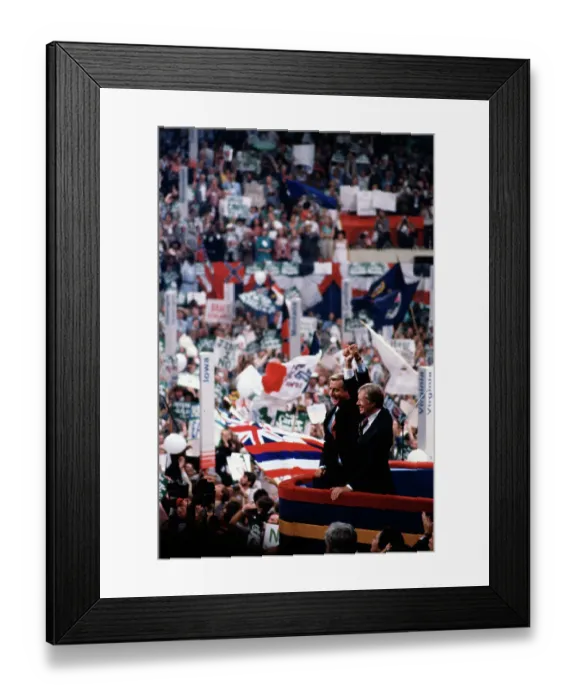 Framed Print : President Carter with Walter Mondale Framed Print : President Carter with Walter Mondale