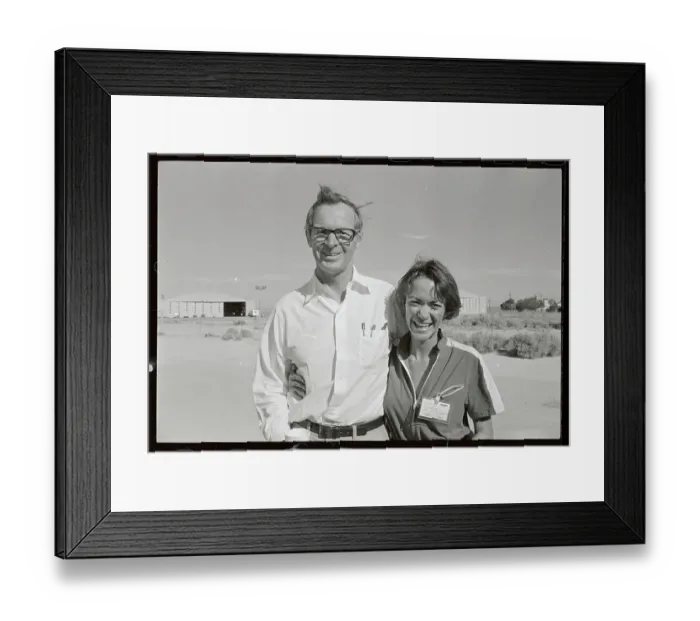 Framed Print : Paul MacCready and Janice Brown Framed Print : Paul MacCready and Janice Brown