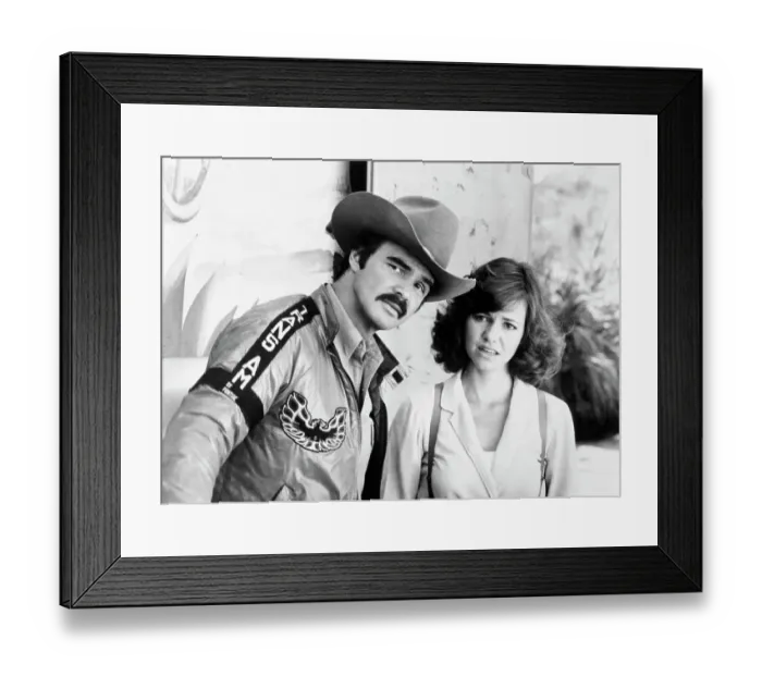 Framed Print : Sally Field and Burt Reynolds in Movie Still Framed Print : Sally Field and Burt Reynolds in Movie Still