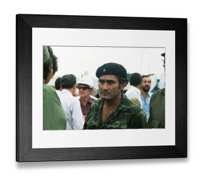Framed Print : Sandinista Leader Eden Pastora Framed Print : Sandinista Leader Eden Pastora