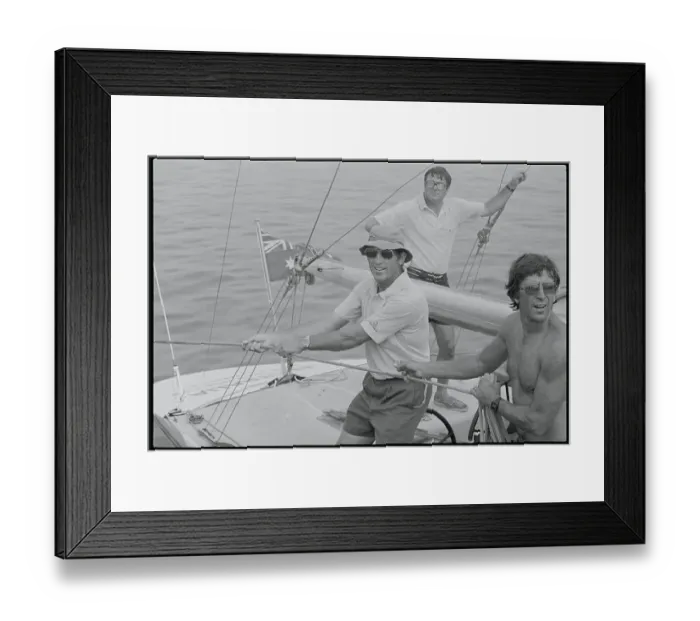 Framed Print : Australian Crew Preparing for America's Cup Competition Framed Print : Australian Crew Preparing for America's Cup Competition