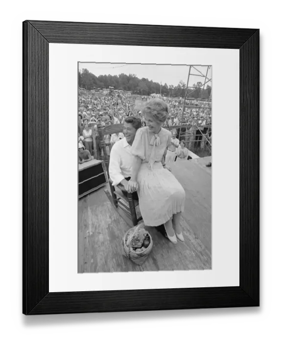 Framed Print : Ronald Reagan and Wife Nancy Framed Print : Ronald Reagan and Wife Nancy