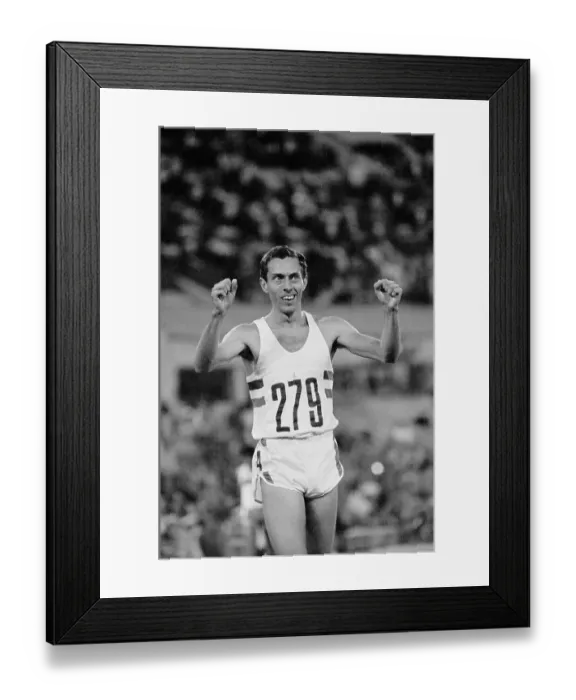 Framed Print : Steve Ovett Winning Race Framed Print : Steve Ovett Winning Race