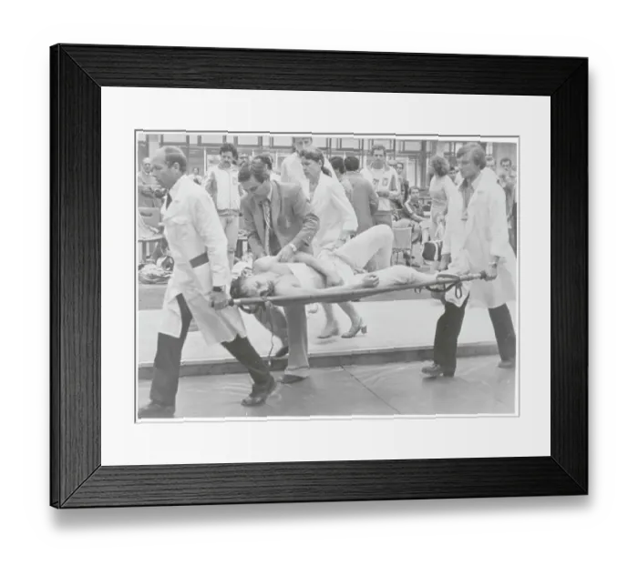 Framed Print : Medics Carrying Valdimir Lapitsky Framed Print : Medics Carrying Valdimir Lapitsky
