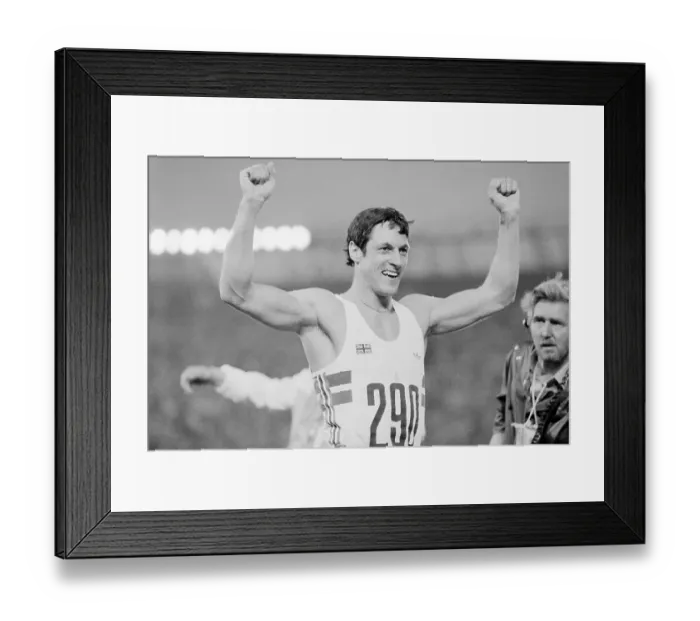 Framed Print : Allan Wells Winning 100 Meter Sprint Framed Print : Allan Wells Winning 100 Meter Sprint