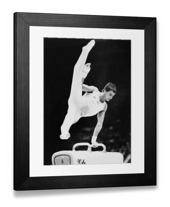 Framed Print : Zoltan Magyar on Pommel Horse Framed Print : Zoltan Magyar on Pommel Horse