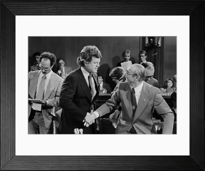Framed Print : Ted Kennedy with Birch Bayh Framed Print : Ted Kennedy with Birch Bayh