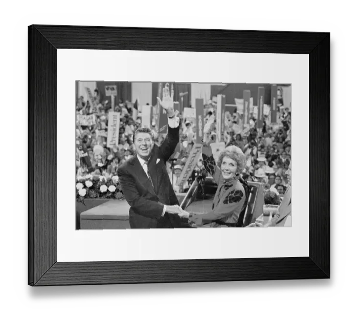 Framed Print : Ronald and Nancy Reagan at Convention Framed Print : Ronald and Nancy Reagan at Convention