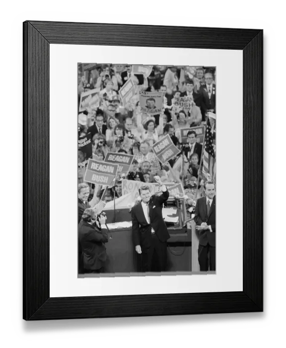 Framed Print : Ronald Reagan At Gop Convention Framed Print : Ronald Reagan At Gop Convention