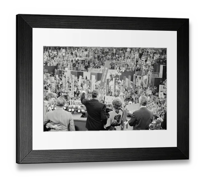 Framed Print : Ronald Reagan Receiving Presidential Nomination Framed Print : Ronald Reagan Receiving Presidential Nomination
