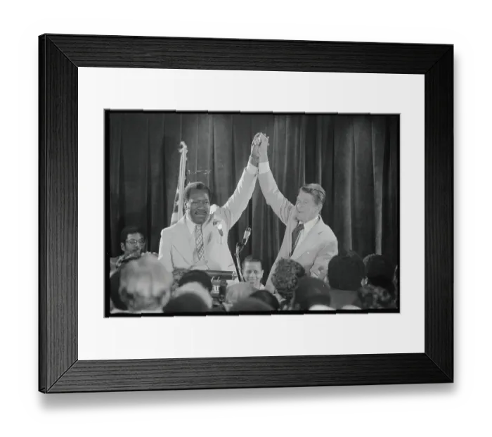 Framed Print : Ronald Reagan with Jim Cummings Framed Print : Ronald Reagan with Jim Cummings