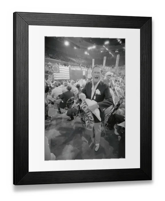Framed Print : Neil Reagan at Convention Framed Print : Neil Reagan at Convention