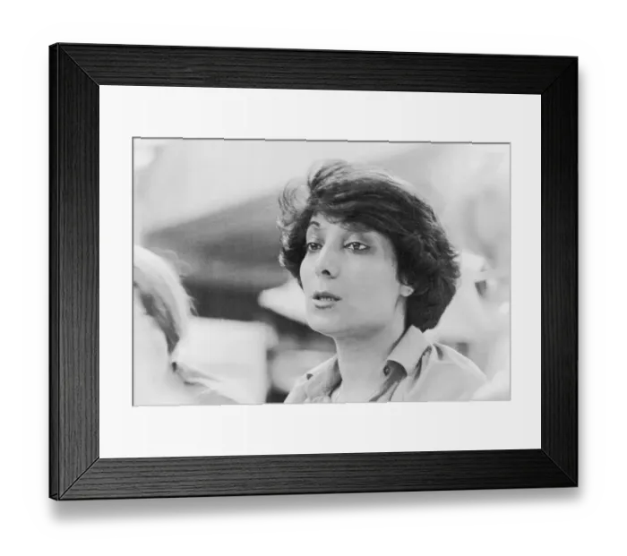 Framed Print : Portrait of Leila Khaled Framed Print : Portrait of Leila Khaled
