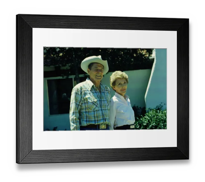 Framed Print : Ronald Reagan with His Wife Framed Print : Ronald Reagan with His Wife
