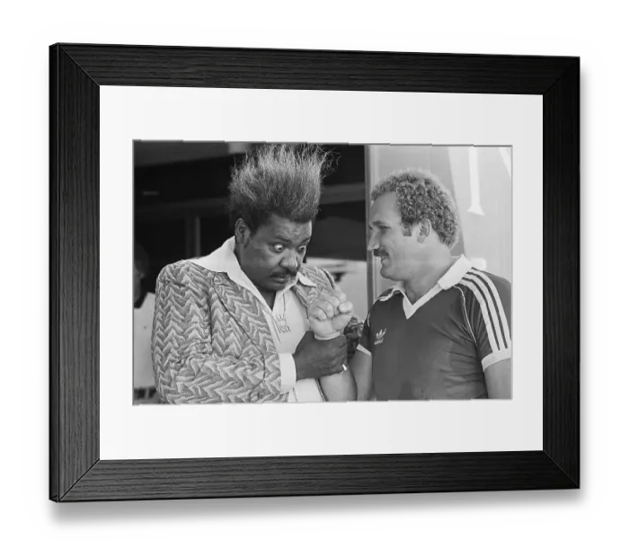 Framed Print : Don King Staring at Scott LeDoux's Fist Framed Print : Don King Staring at Scott LeDoux's Fist