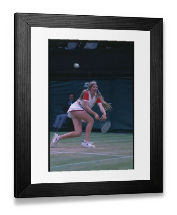 Framed Print : Andrea Jaeger at Wimbledon