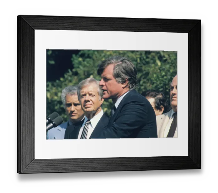 Framed Print : Senator Kennedy Giving a Speech Framed Print : Senator Kennedy Giving a Speech