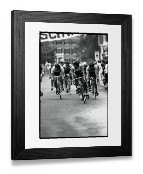 Framed Print : Eric Heiden in a Bike Race Framed Print : Eric Heiden in a Bike Race