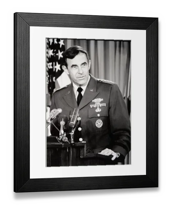 Framed Print : Youngest Army General Edward C. Meyer Framed Print : Youngest Army General Edward C. Meyer