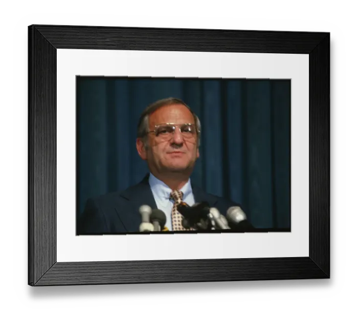 Framed Print : Lee Iacocca Speaking Framed Print : Lee Iacocca Speaking