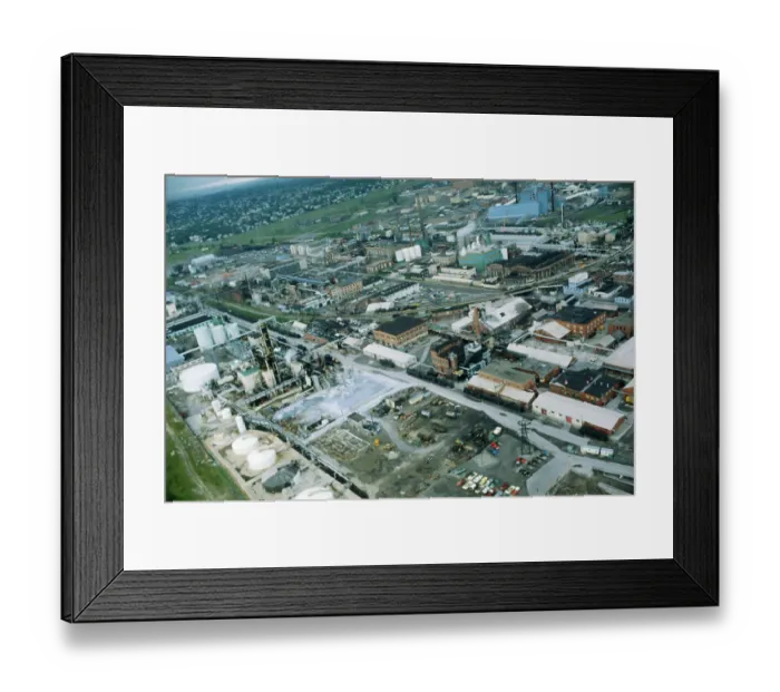 Framed Print : Hooker Chemical Plant Framed Print : Hooker Chemical Plant