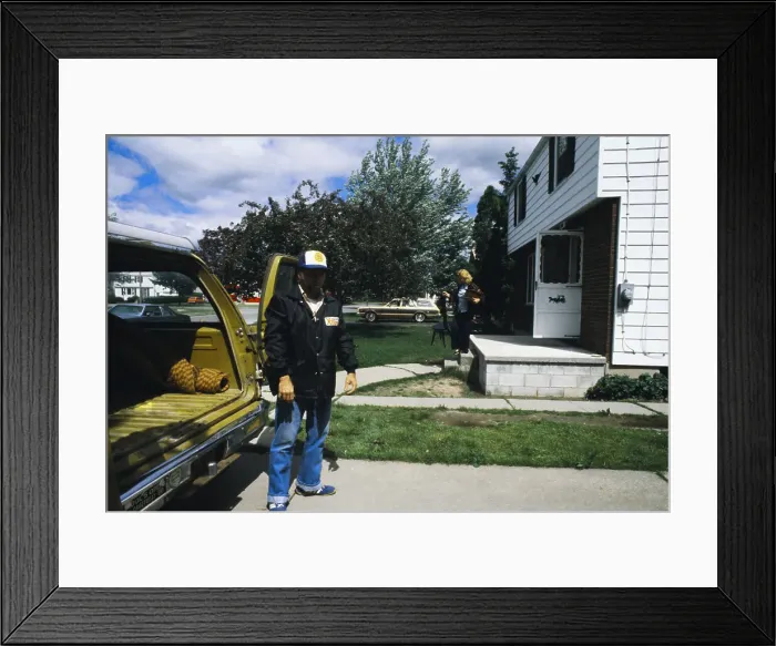Framed Print : Homeowners Moving Out