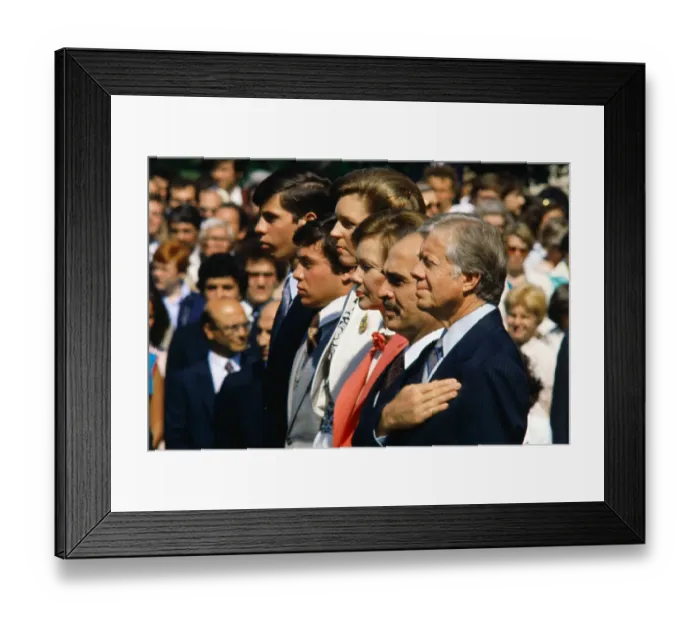 Framed Print : Jimmy Carter Showing Respect Framed Print : Jimmy Carter Showing Respect