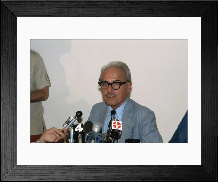 Framed Print : Marvin Miller Speaking Framed Print : Marvin Miller Speaking