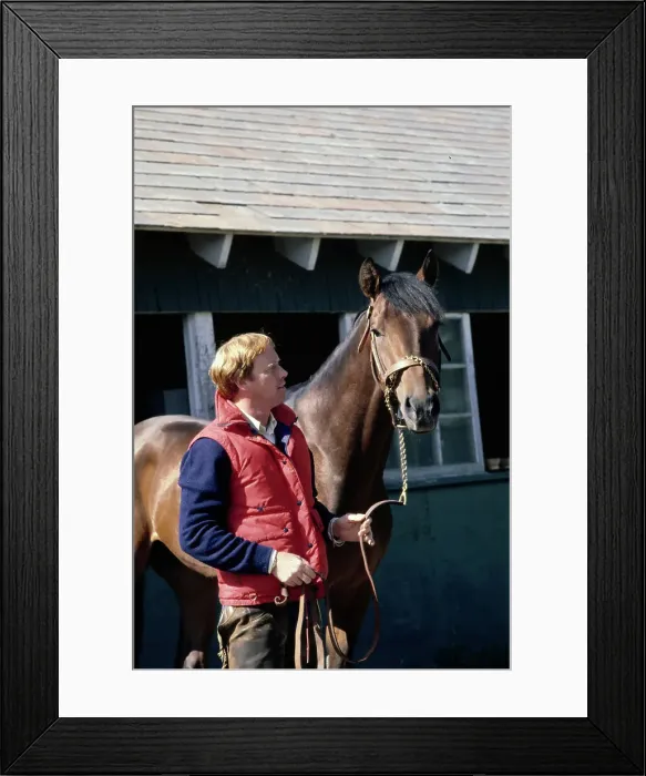 Framed Print : Joe Cantey With Temperence Hill Framed Print : Joe Cantey With Temperence Hill