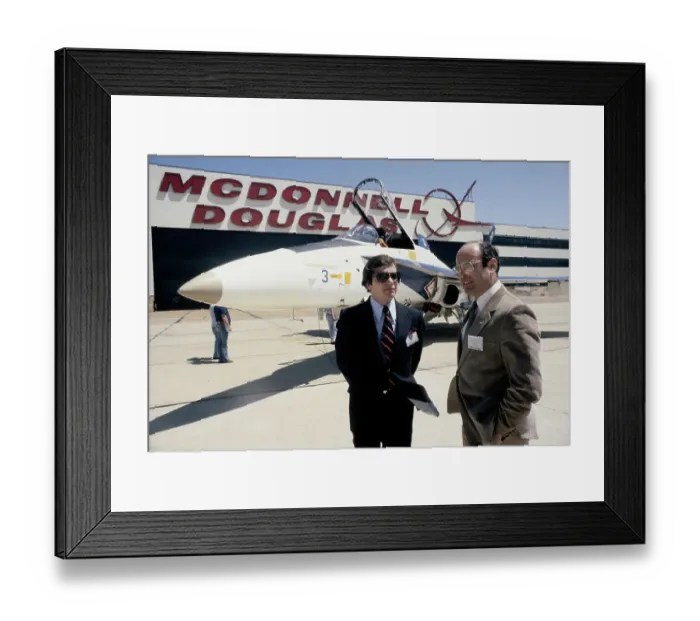 Framed Print : Jean-Jacques Blais At McDonnell Douglas Framed Print : Jean-Jacques Blais At McDonnell Douglas