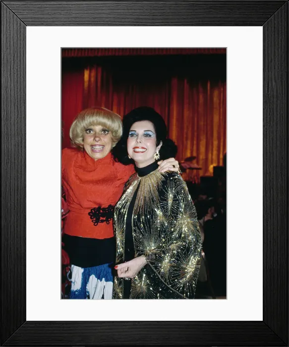 Framed Print : Carol Channing And Ann Miller
