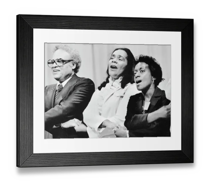 Framed Print : Coretta Cott King and NAACP Members Framed Print : Coretta Cott King and NAACP Members