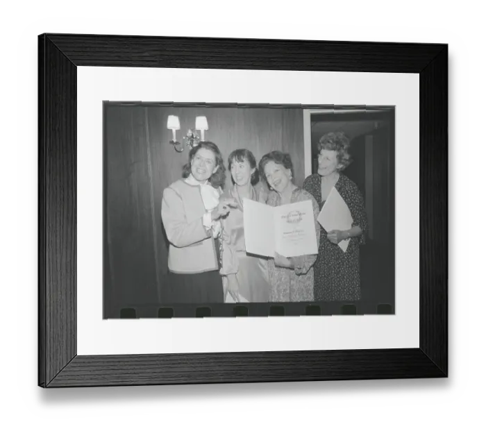 Framed Print : Cast of Play, Mornings at Seven