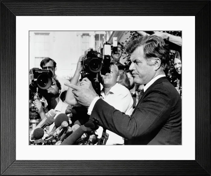 Framed Print : Senator Ted Kennedy Framed Print : Senator Ted Kennedy