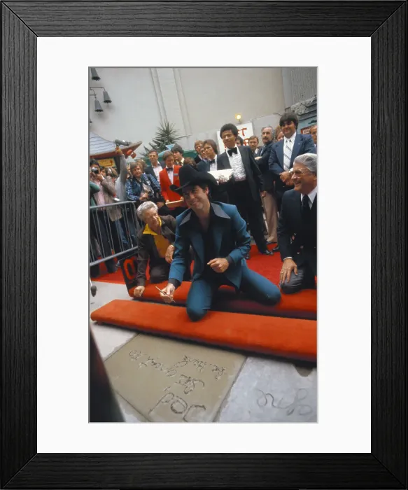 Framed Print : Actor John Travolta Framed Print : Actor John Travolta