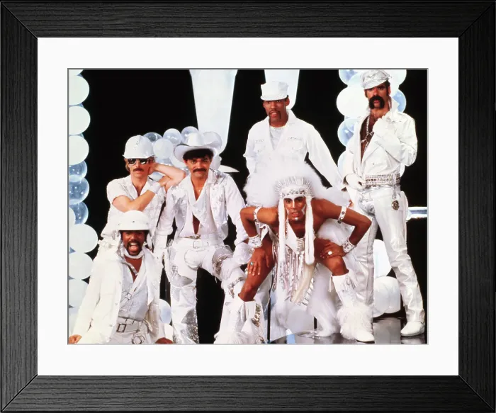 Framed Print : Group Portrait of the Village People Framed Print : Group Portrait of the Village People