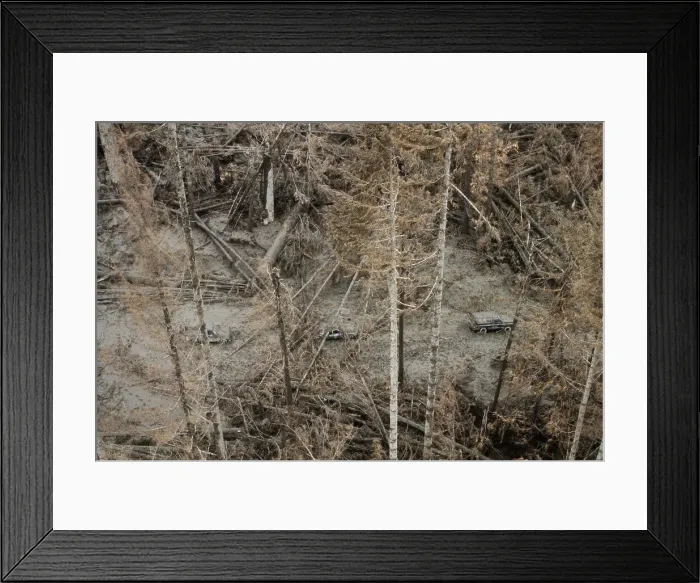 Framed Print : Aftermath Of Volcanic Eruption Framed Print : Aftermath Of Volcanic Eruption