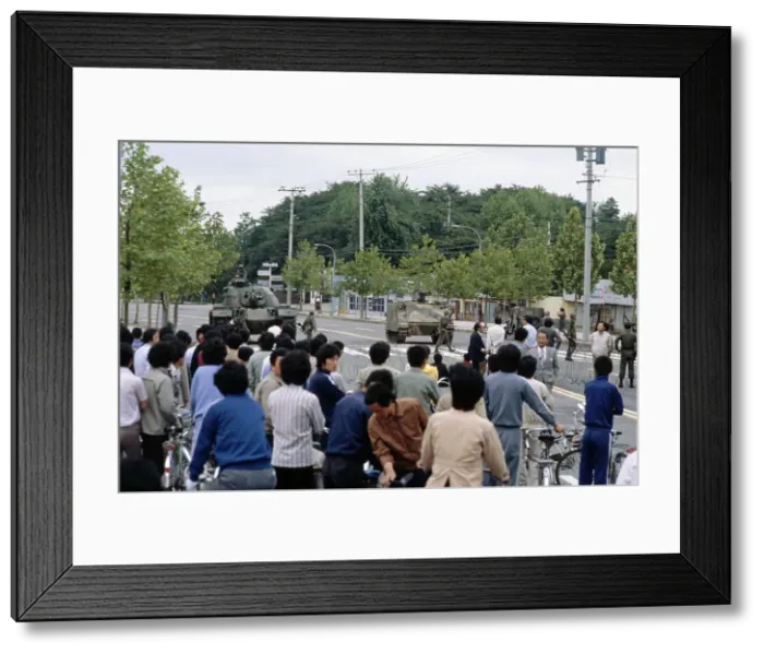 Framed Print : Gwangju Uprising, South Korea Framed Print : Gwangju Uprising, South Korea