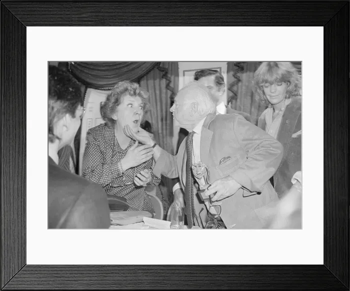 Framed Print : Mickey Rooney with Maureen Stapleton Framed Print : Mickey Rooney with Maureen Stapleton