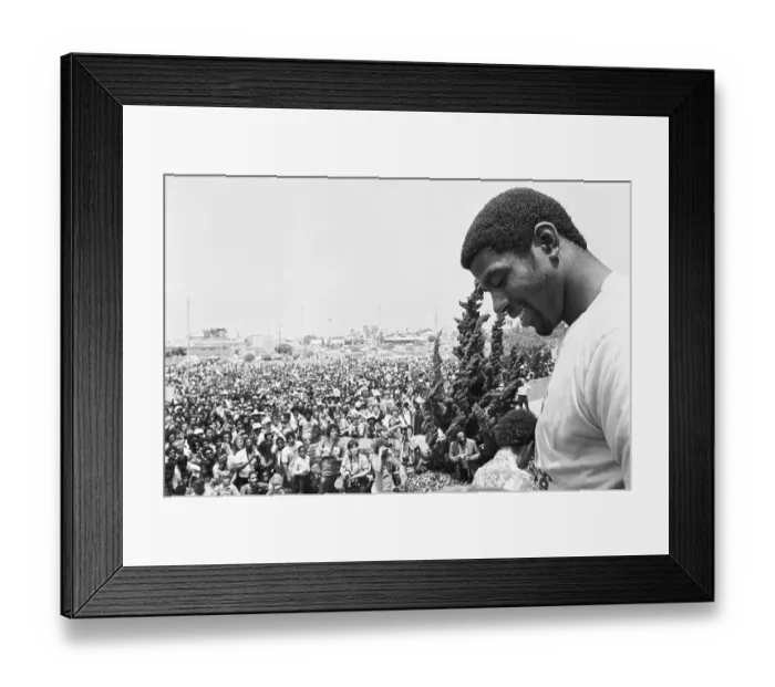 Framed Print : Magic Johnson Standing at Ceremony Framed Print : Magic Johnson Standing at Ceremony