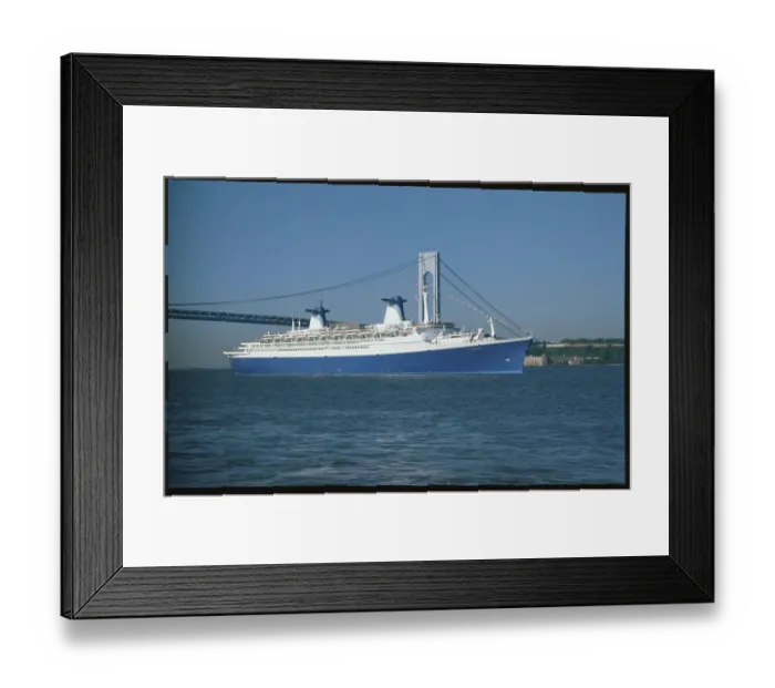 Framed Print : S.S. Norway Sailing Framed Print : S.S. Norway Sailing