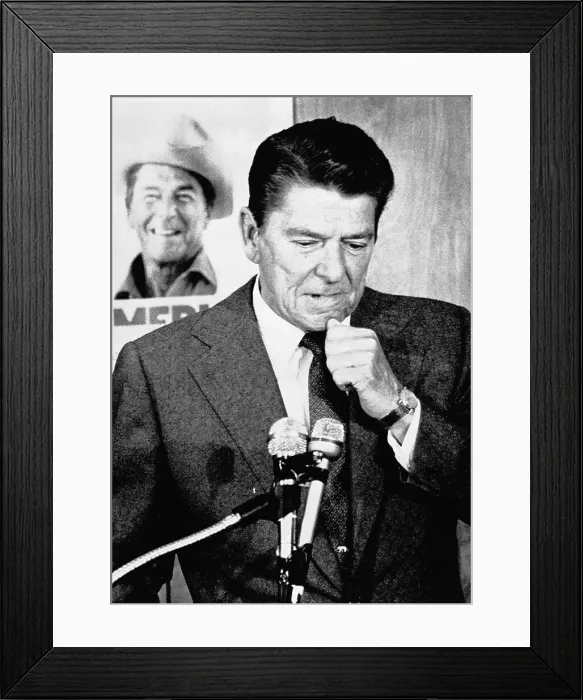 Framed Print : Ronald Reagan Speaking Framed Print : Ronald Reagan Speaking