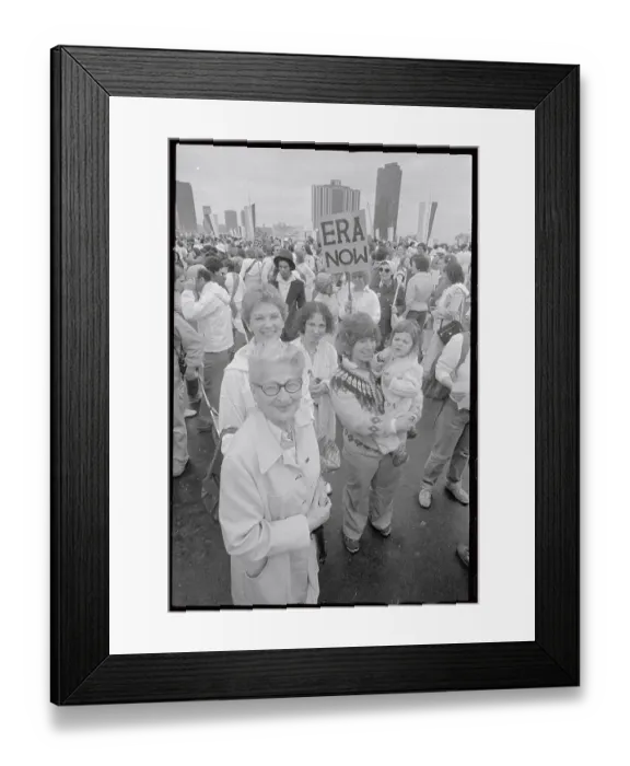 Framed Print : Related Women Participating in ERA March Framed Print : Related Women Participating in ERA March
