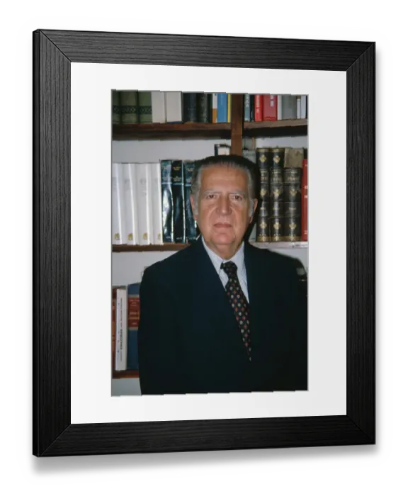 Framed Print : Former Peruvian President Fernando Belaunde Posing Framed Print : Former Peruvian President Fernando Belaunde Posing