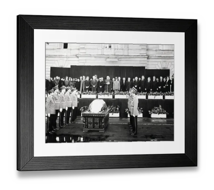 Framed Print : Funeral, Coffin of Josip Broz Tito Framed Print : Funeral, Coffin of Josip Broz Tito