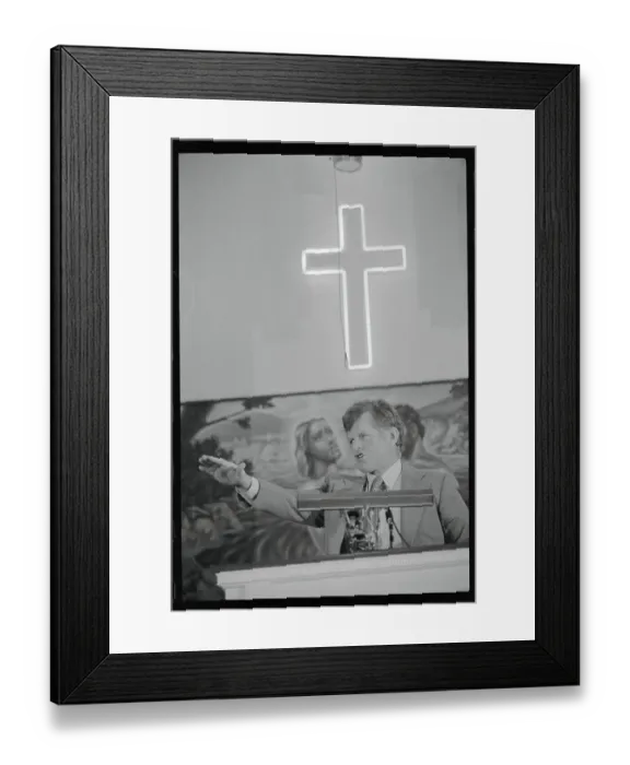 Framed Print : Edward M. Kennedy Addressing Supporters Framed Print : Edward M. Kennedy Addressing Supporters