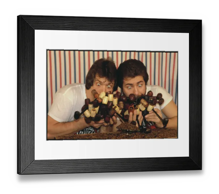 Framed Print : Jim Purol and Make Papa Smoking Framed Print : Jim Purol and Make Papa Smoking
